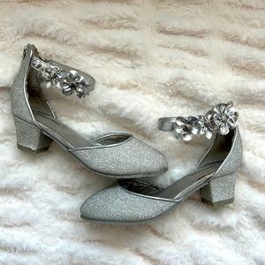 Little Girls MICHAEL Michael Kors Silver Heels